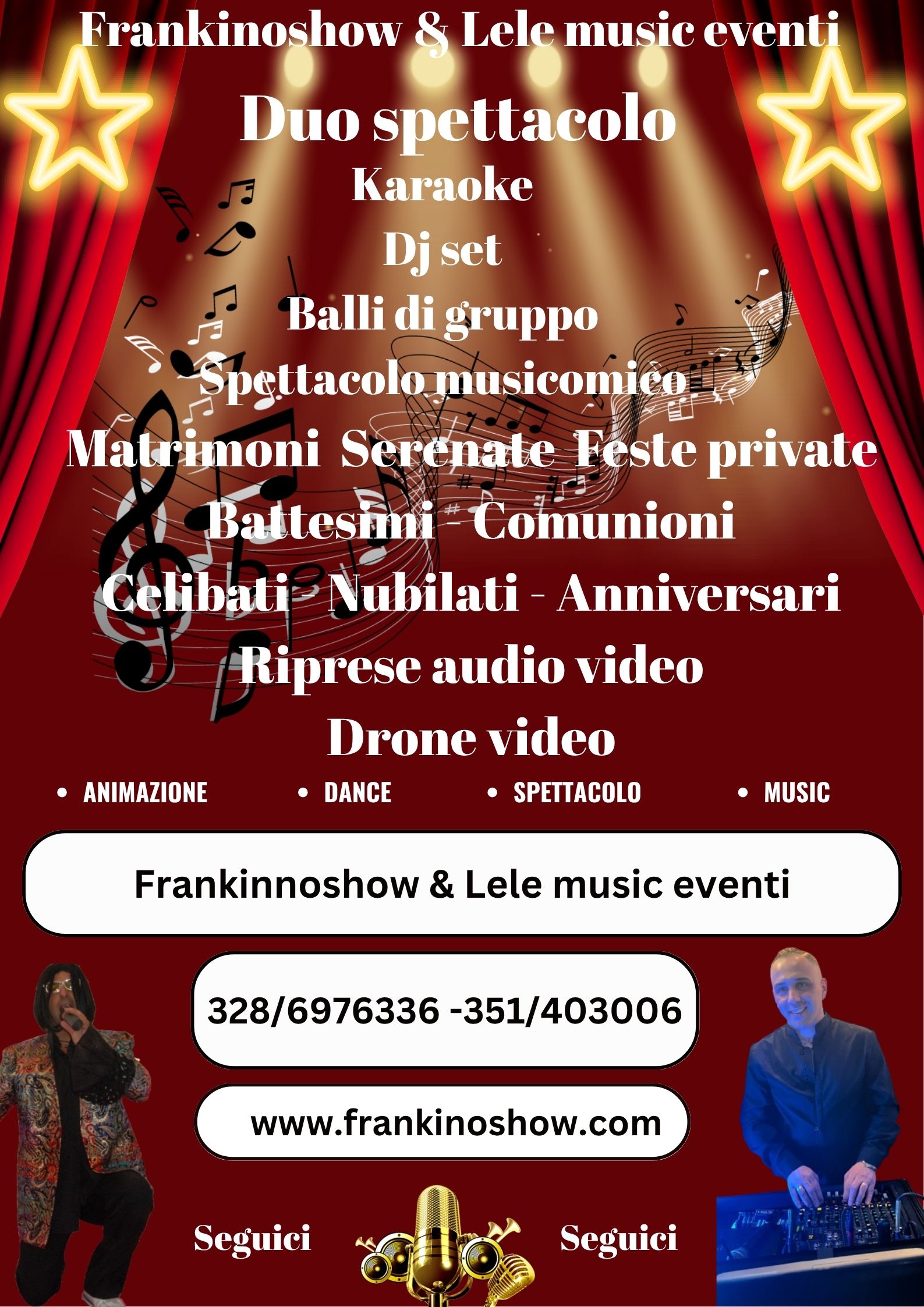 Frankinoshow Lele music eventi okok